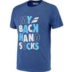 Тениска Babolat EXERCISE MESSAGE T-shirt Men (Estate Blue) 4MS23445-4005