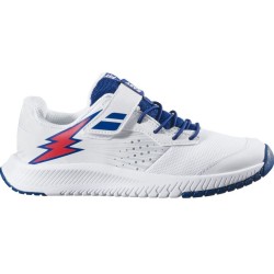 ДЕТСКИ ТЕНИС МАРАТОНКИ BABOLAT PULSION KIDS (WHITE/EST BLUE) 32S23518-1005