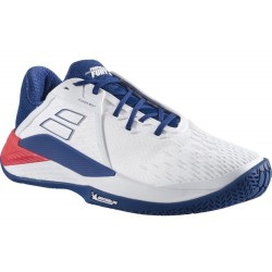 Тенис Маратонки Babolat Propulse Fury 3 All Court Men's Shoes (White/Estate Blue) 30S23208-1005