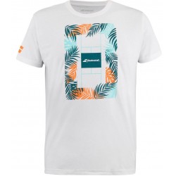 Тениска Babolat EXERCISE MESSAGE T-shirt Men (White) 4MS24445-1000