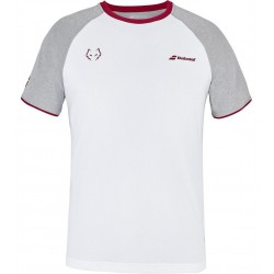 Мъжка Тениска Babolat Men's CREW T-SHIRT Juan Lebron (White) 6MS24011-1000