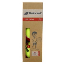 Babolat Red Felt 3 Balls Pack - Тенис топки