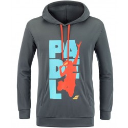 Мъжки Спортен Суичър Babolat Padel Hoodie (Grey) 6MS22041-3025