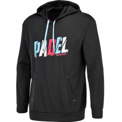 Мъжки Спортен Суичър Babolat Padel Hoodie (Black) 6MS23041-2000