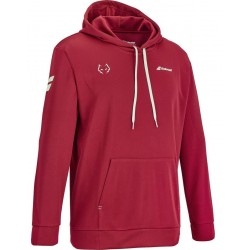 Мъжки Спортен Суичър Babolat Juan Lebron Hoodie (Red Dahlia) 6MS24042-5063