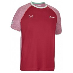 Мъжка Тениска Babolat Men's CREW T-SHIRT Juan Lebron (Red Dahlia) 6MS24011-5063