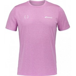 Мъжка Тениска Babolat Men's CREW T-SHIRT Juan Lebron (Pink Heather) 6MS25011-5066