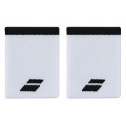 Накитник BABOLAT LOGO JUMBO MEDIUM WRISTBANDS (WHITE/BLACK) 5UB1262-1001