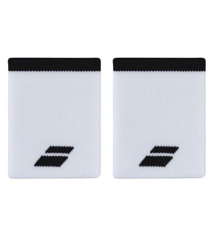 Накитник BABOLAT LOGO JUMBO MEDIUM WRISTBANDS (WHITE/BLACK) 5UB1262-1001 Накитник BABOLAT LOGO JUMBO MEDIUM WRISTBANDS (WHITE/BLACK) 5UB1262-1001
