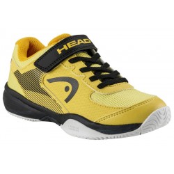 Детски тенис маратонки Head Sprint Velcro 3.0 Kids BNBK Banana/Black 275414