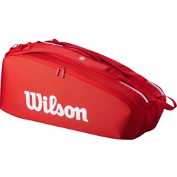 Тенис сак Wilson Super Tour x 6 Bag (Red/White) WR8036801