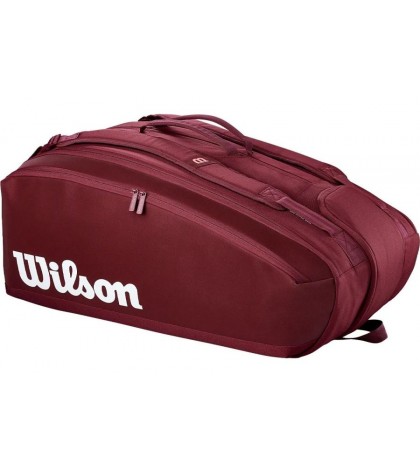 Тенис сак Wilson Super Tour x15 Defyer Bag (Burgundy) WR8058001 Тенис сак Wilson Super Tour x15 Defyer Bag (Burgundy) WR8058001