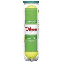 Детски Тенис Топки Wilson Green 4 Balls Can